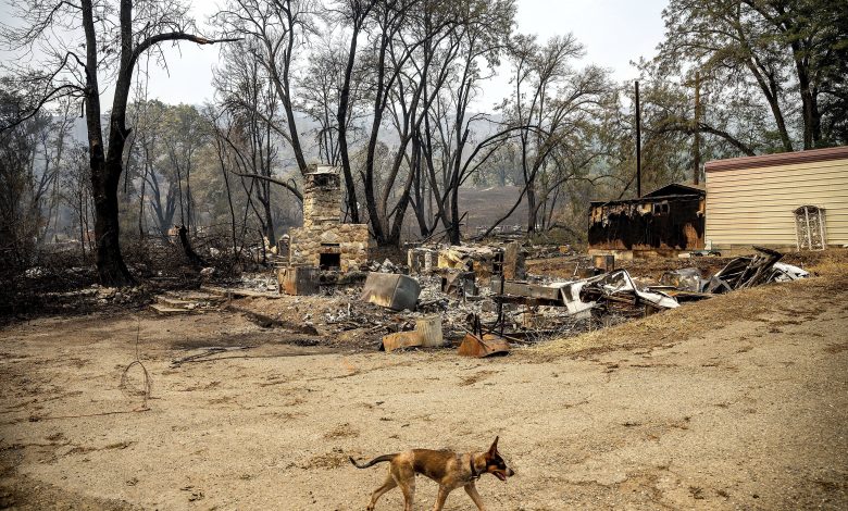 Firefighters partially surround deadly California fire