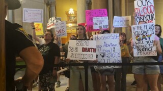 Indiana legislature 1st to approve abortion ban post Roe