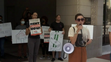 Demonstrators decry rising costs of rent in Jacksonville