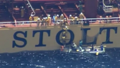 Passenger videos show migrants rescued at sea by Carnival cruise ship