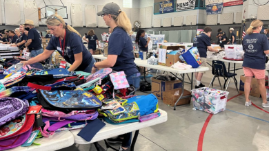 ‘It helps a lot:’ HOPE Helps gives away free school supplies, clothes to 300 students