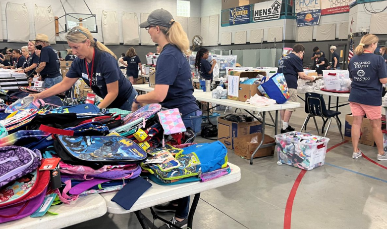 ‘It helps a lot:’ HOPE Helps gives away free school supplies, clothes to 300 students