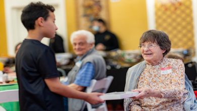 Seniors practice ‘art’ of giving, help kids get back-to-school ready