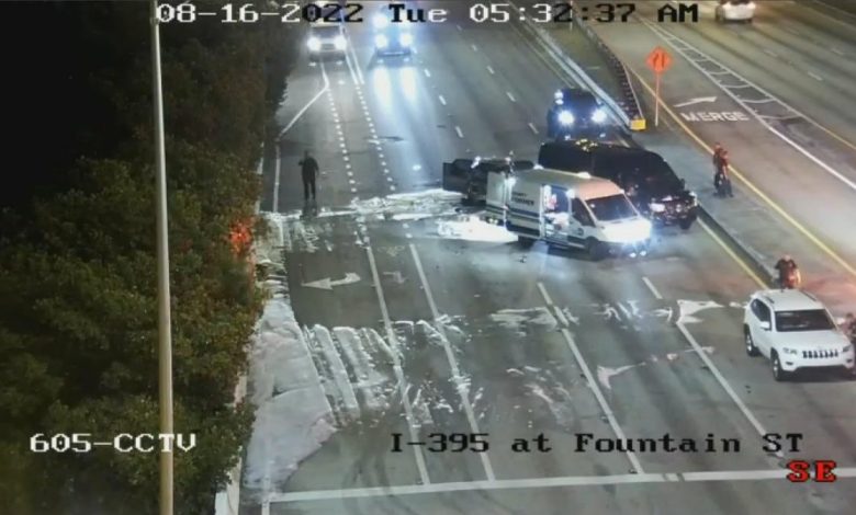 WB Lanes of MacArthur Causeway Remain Closed Due to Traffic Crash