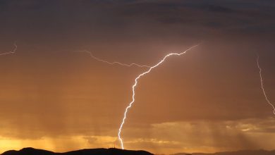 Woman killed by lightning while picking her child up from school