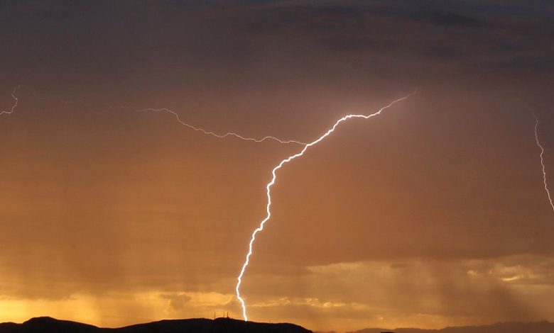 Woman killed by lightning while picking her child up from school