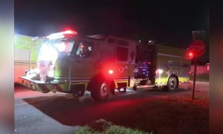 Fire crews extinguished a fire in a Northwest Miami-Dade home