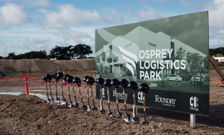 Groundbreaking ceremony for Osprey Logistics Park held in Coral Springs