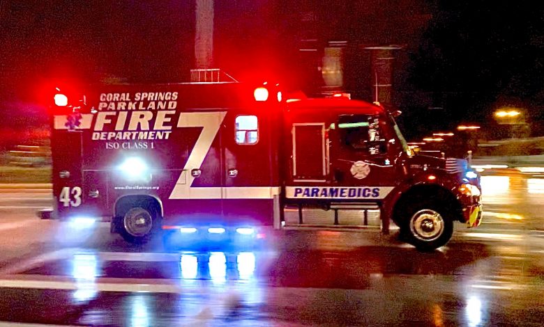 Elderly woman dies in Coral Springs collision